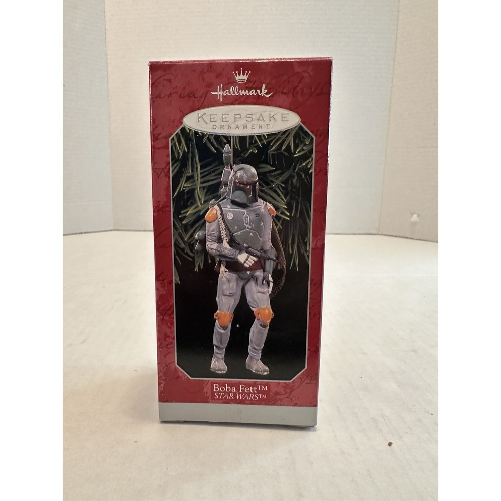 Hallmark Keepsake Ornament Star Wars Boba Fett 1998 25th Anniversary Retired